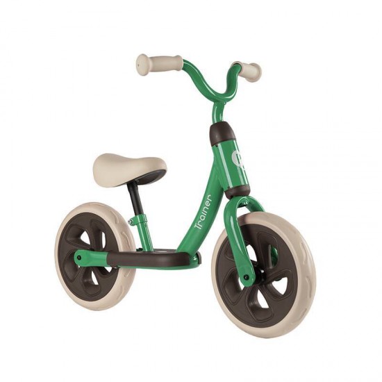 Bicicleta fara pedale Balance bike QPlay Trainer Verde