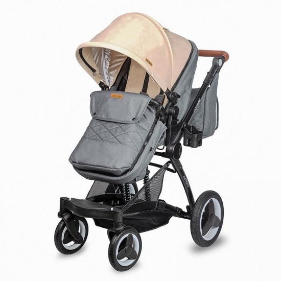 Carucior transformabil 3 in 1 Coccolle Ambra Safari Beige 2021