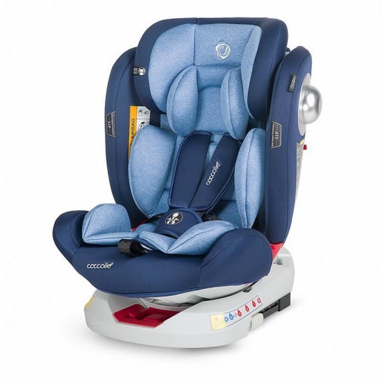 Scaun auto cu Isofix 0-36 kg rotativ Coccolle Nerio Celestial Blue