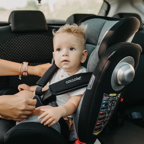 Scaun auto cu Isofix 0-36 kg rotativ Coccolle Nerio Celestial Blue