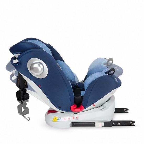 Scaun auto cu Isofix 0-36 kg rotativ Coccolle Nerio Celestial Blue