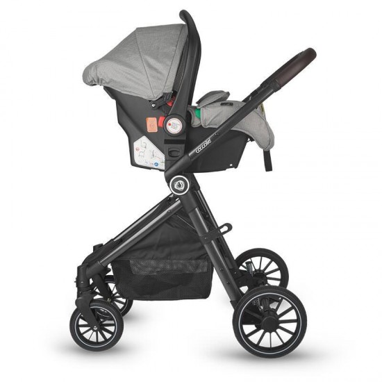 Carucior 3 in 1 transformabil Coccolle Ago Neutral grey