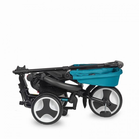 Tricicleta ultrapliabila cu roti EVA Coccolle Spectra Turquoise Tide