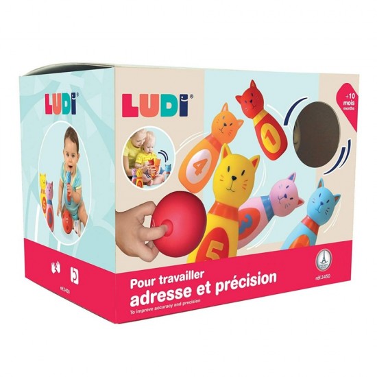 Set de popice soft Pisicute Ludi