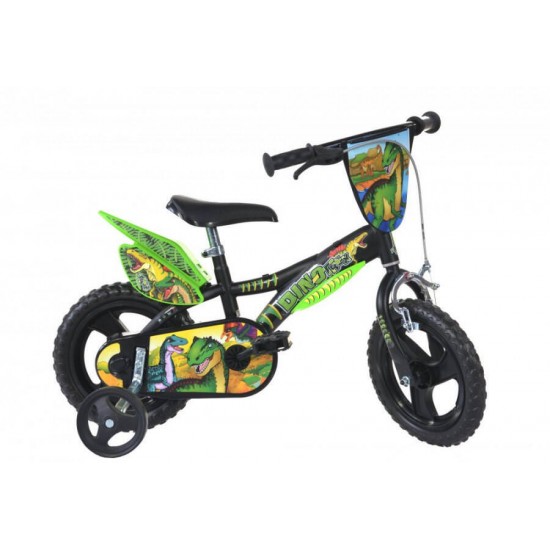 Bicicleta copii 12 inch Dinozaur T-Rex