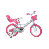Bicicleta copii 14 inch Dino Bikes - Hello Kitty