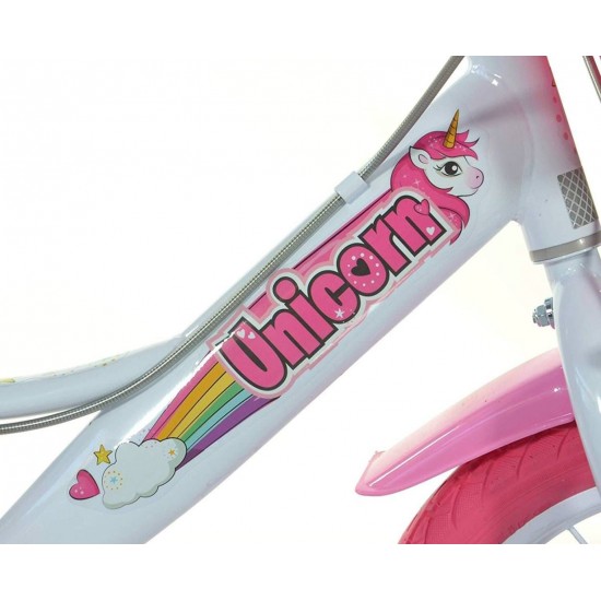 Bicicleta copii 14 inch Dino Bikes - Unicorn