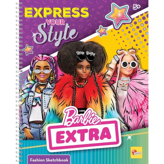 Carte de colorat cu activitati Barbie  - Stilul tau