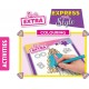 Carte de colorat cu activitati Barbie  - Stilul tau