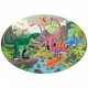 Carte cu puzzle Dinozauri - Cunoaste, invata si exploreaza