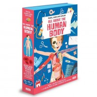 Puzzle cu carte - Totul despre corpul uman
