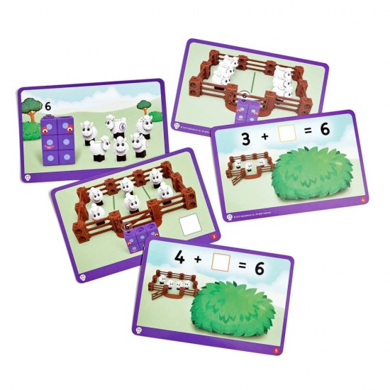 Set educativ MathLink Cubes Numberblocks - Ferma oitelor