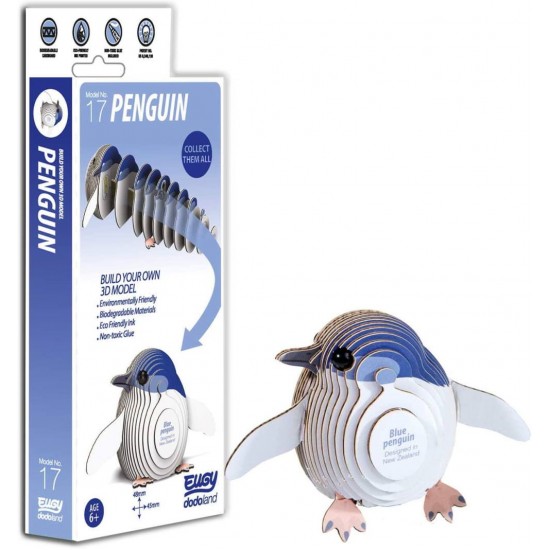 Puzzle model 3D - Pinguin