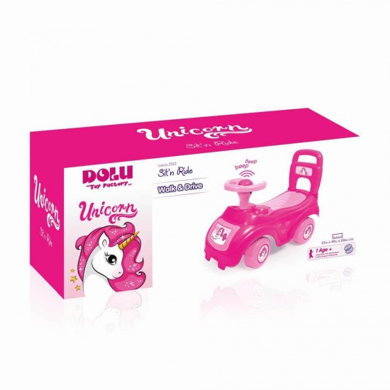 Prima mea masinuta roz - Unicorn Prima mea masinuta roz - Unicorn