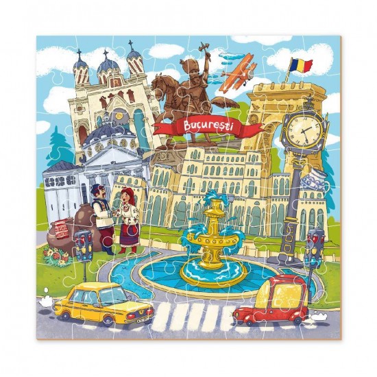 Puzzle Bucuresti 64 piese