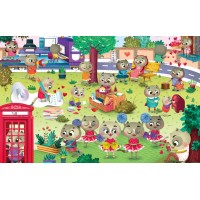 Puzzle cu surprize - Chatty Choo 100 piese