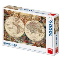 Puzzle - Harta istorica 1000 piese
