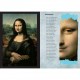 Puzzle Mona Lisa 300 piese cu carte