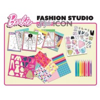 Set de colorat cu activitati Barbie - Fashion Icon