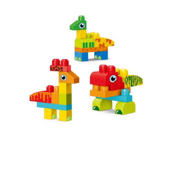 Set de constructie STEAM - Dinozauri haiosi 31 piese