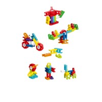 Set de constructie STEAM in cutiuta - Fun Blocks 26 piese