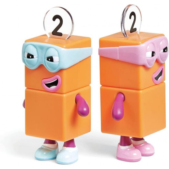 Set figurine Numberblocks - Patru si Teribilii Doi