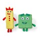 Set mascote din plus Numberblocks - Trei si Patru