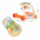 Antemergator educational 2 in 1 cu salteluta de joaca Huanger HE0638 portocaliu