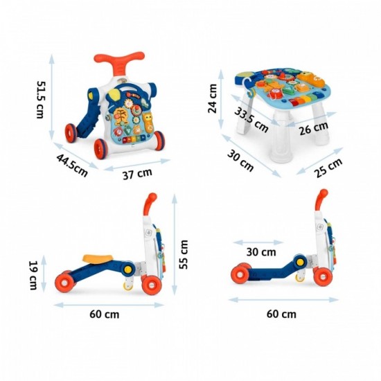 Antemergator educational 4 in 1 Ricokids 781900 - Albastru