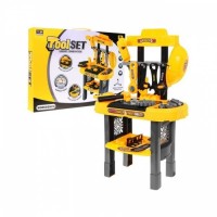 Atelier de lucru cu unelte pentru copii, 23 elemente, Ecotoys HC395062