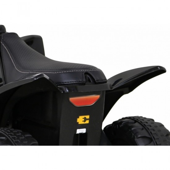 ATV electric Honda 250X TRX, roti din plastic, scaun tapitat, 64x38x43 cm, putere 30W - Negru