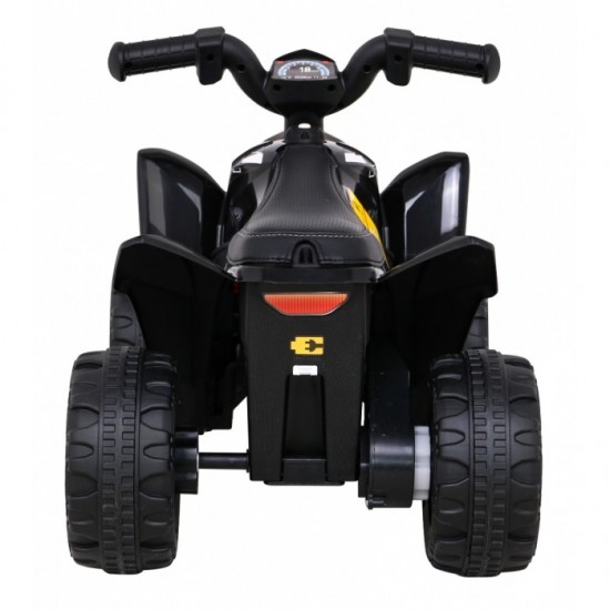 ATV electric Honda 250X TRX, roti din plastic, scaun tapitat, 64x38x43 cm, putere 30W - Negru