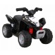 ATV electric Honda 250X TRX, roti din plastic, scaun tapitat, 64x38x43 cm, putere 30W - Negru