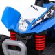 ATV electric Honda 250X TRX, roti din plastic, scaun tapitat, 64x38x43 cm, putere 30W - Albastru