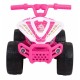 ATV electric Little Monster TR1805, roti si scaun din plastic, 70x38.5x42 cm, putere 25W - Roz