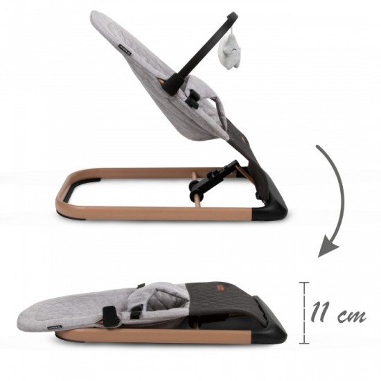 Balansoar pentru copii Kidwell Laro - Wooden Grey