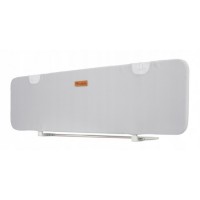 Bariera de protectie pentru pat 120 x 44 x 41 cm Nukido 722500 Gri