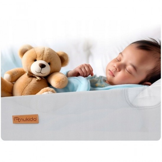 Bariera de protectie pentru pat 120 x 44 x 41 cm Nukido 722500 Gri Bariera de protectie pentru pat 120 x 44 x 41 cm Nukido 722500 Gri