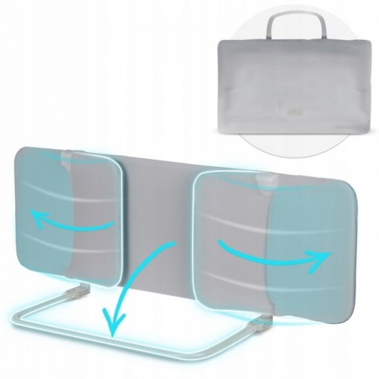 Bariera de protectie pentru pat 120 x 44 x 41 cm Nukido 722500 Gri Bariera de protectie pentru pat 120 x 44 x 41 cm Nukido 722500 Gri