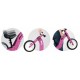 Bicicleta de lemn fara pedale Ricokids RC-614 - Roz