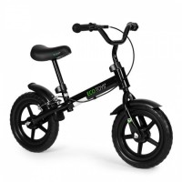 Bicicleta fara pedale cu frana de mana si roti din spuma EVA Ecotoys YM-BB-3 - Negru