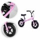 Bicicleta fara pedale cu frana de mana si roti din spuma EVA Ecotoys YM-BB-3 - Roz