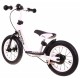 Bicicleta fara pedale cu frana, suport picioare, roti gonflabile, Balancer SporTrike - Alb