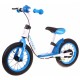 Bicicleta fara pedale cu frana, suport picioare, roti gonflabile, Balancer SporTrike - Albastru