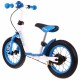 Bicicleta fara pedale cu frana, suport picioare, roti gonflabile, Balancer SporTrike - Albastru