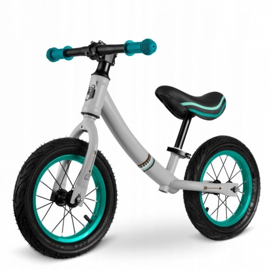 Bicicleta fara pedale Ricokids 760100 - Turcoaz - Gri