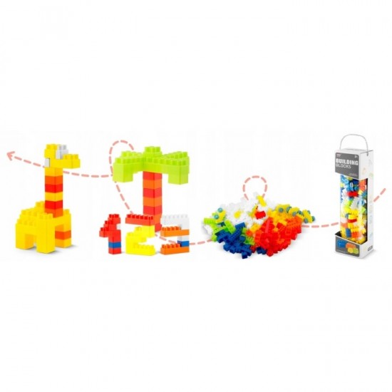 Blocuri mari tip lego, 300 bucati, Ricokids RK-761 - Multicolore