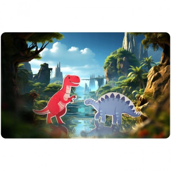 Carte magnetica tip puzzle Lumea Dinozaurilor Ricokids RK-770