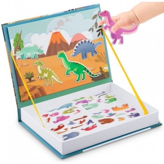 Carte magnetica tip puzzle Lumea Dinozaurilor Ricokids RK-770