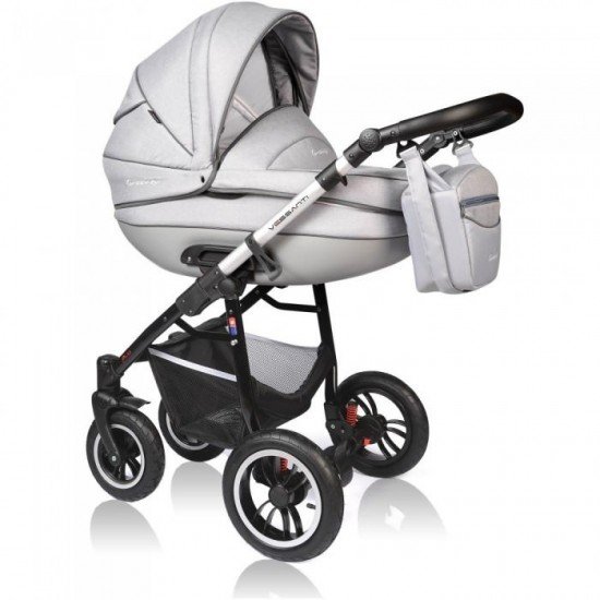 Carucior Vessanti Crooner Prestige 3 in 1 - Light Gray